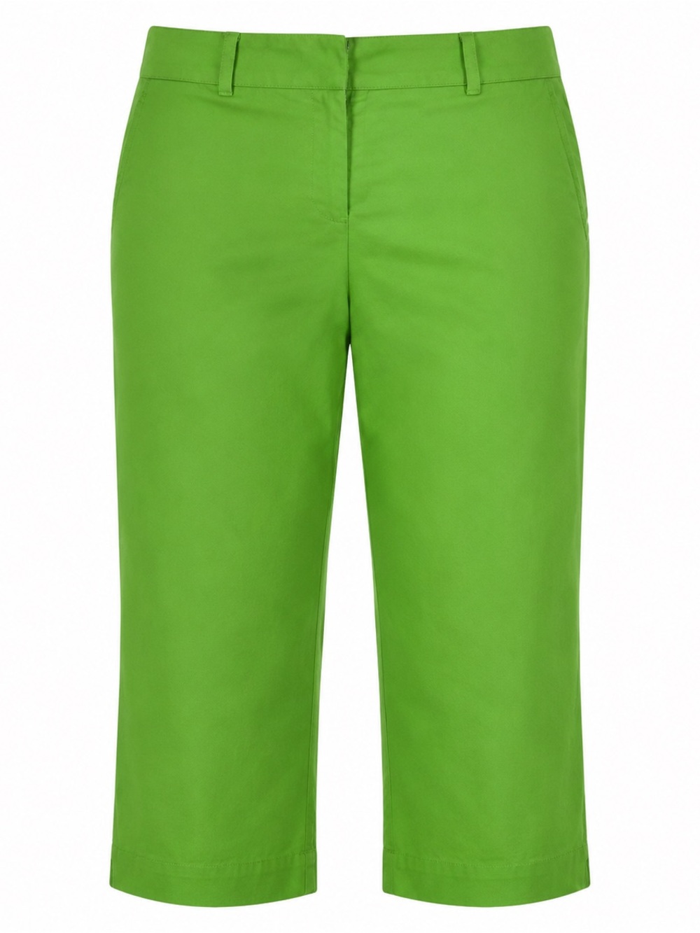 Talbots Lime Green Cropped Capri Pants